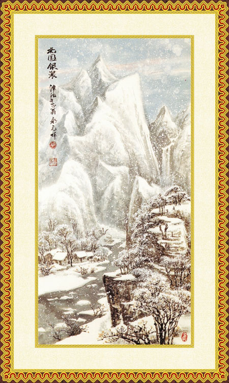 杜鹃花河南总经销地花壁画di0612b04  